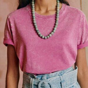 NWT Sezane Conrad T-Shirt Dahlia Fade Out - M